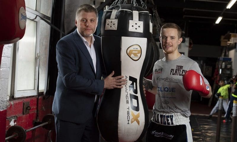 Cowgills backs Bolton boxer Jack Flatley