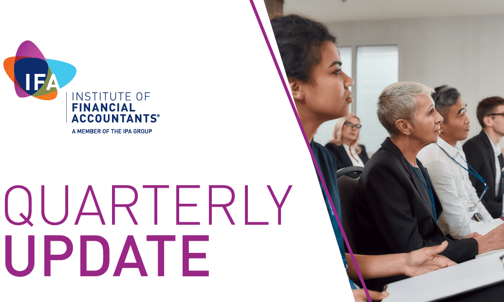 IFA: Financial Reporting Quarterly update