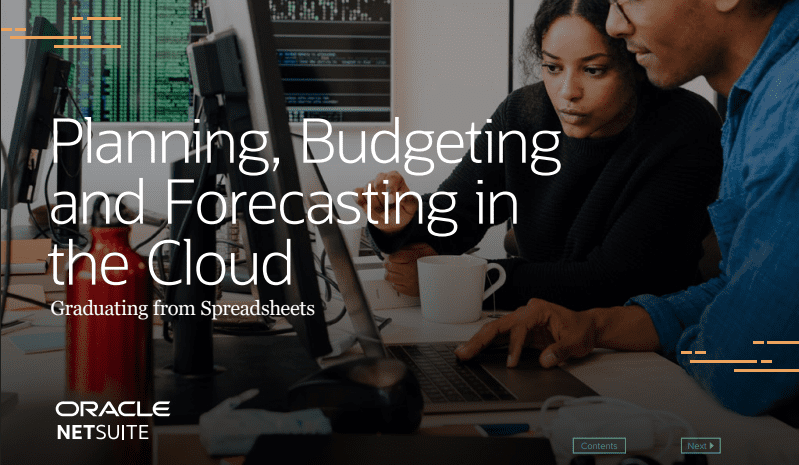 Planning, Budgeting and Forecasting in the Cloud: Graduating from spreadsheets