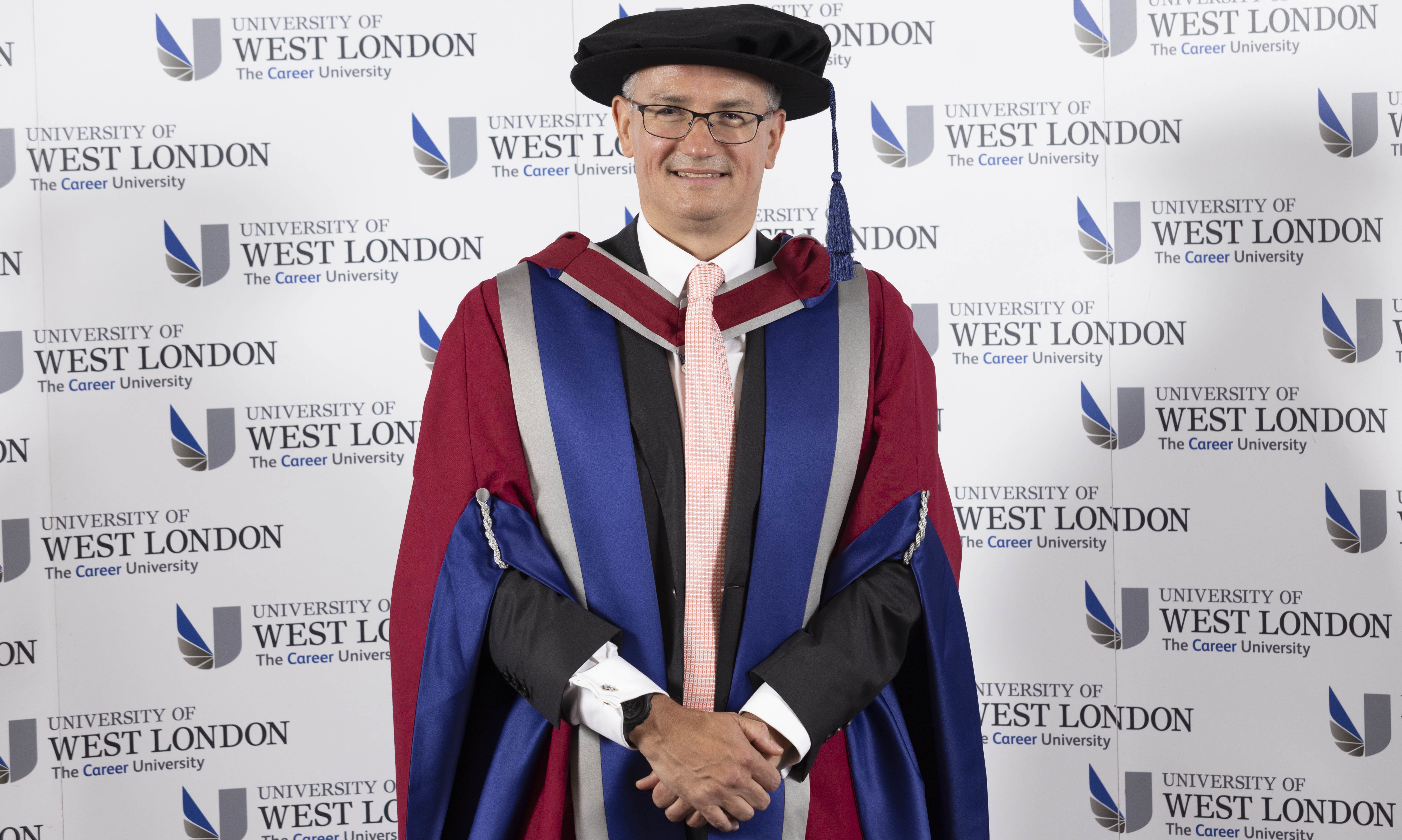 Chartered accountant receives honorary accolade from UWL