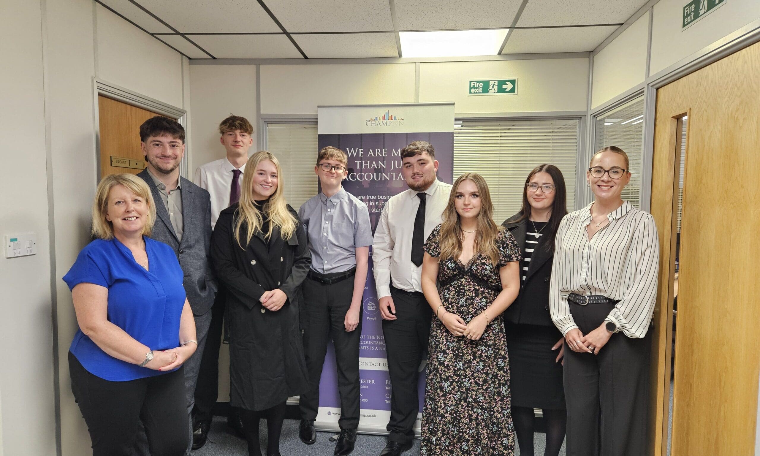 Champion Accountants welcomes five new trainees
