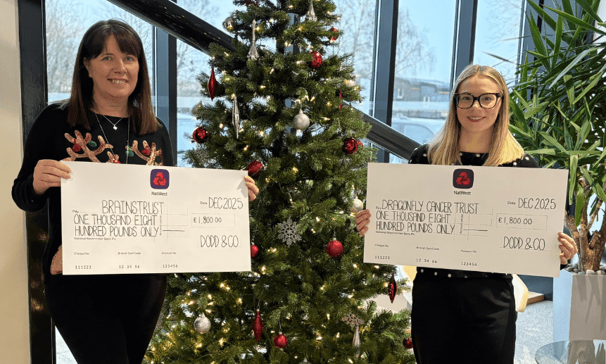 Dodd and Co donates £5,000 to charities over festive period